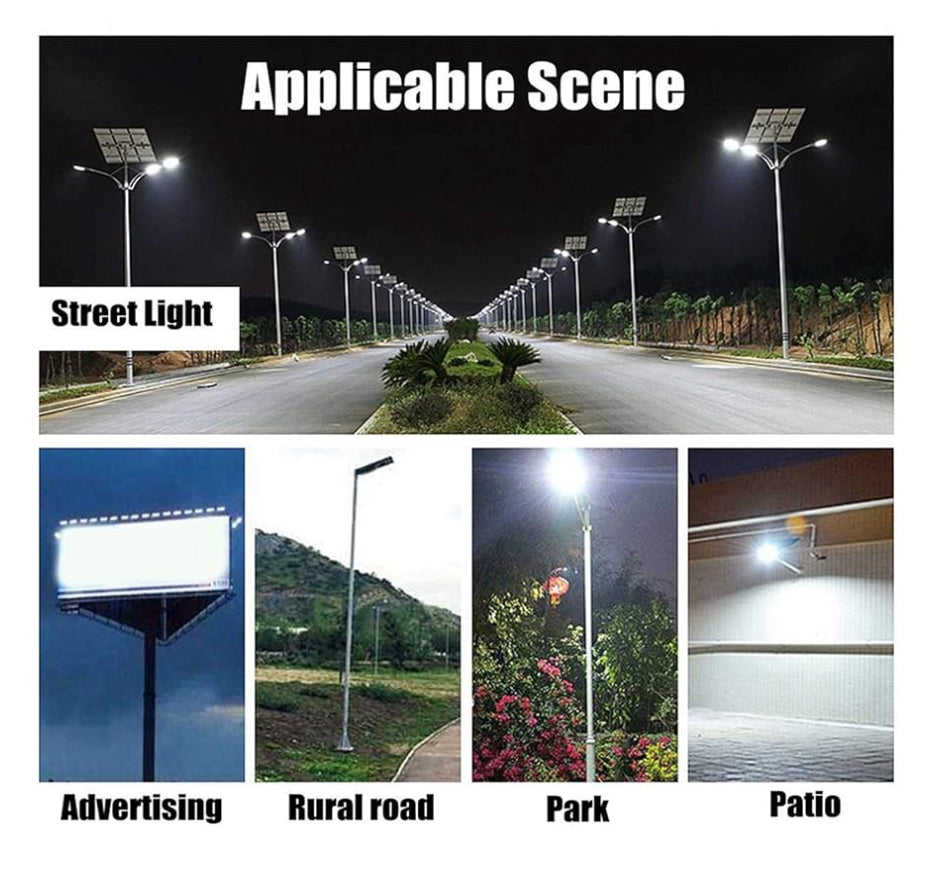 Foco Solar LED 150W con Sensor de Movimiento – 144 LEDs - 13,000 lumens