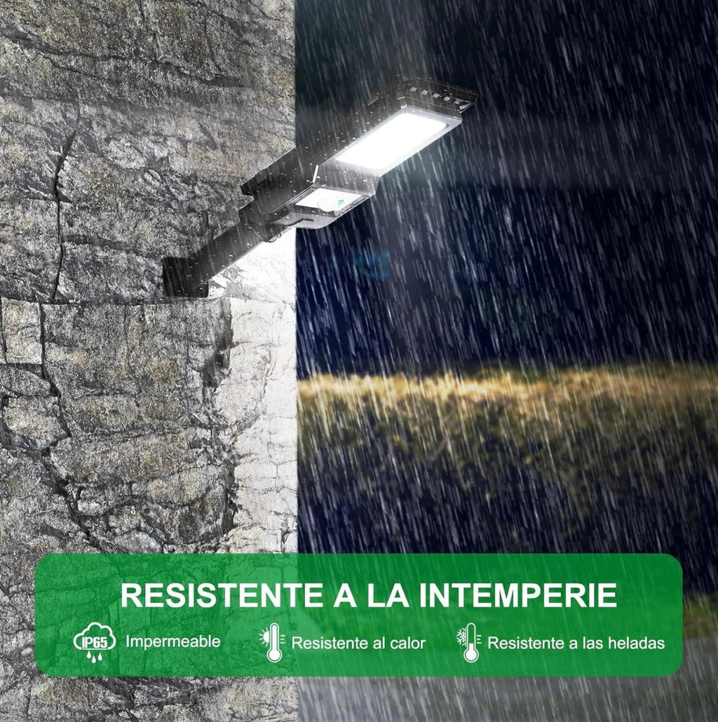 Foco Solar LED 80W con Sensor – lámpara solar exterior resistente al agua | LED Solar Puerto RicoFoco Solar LED 300W con Sensor – lámpara solar potente exterior con control remoto | LED So